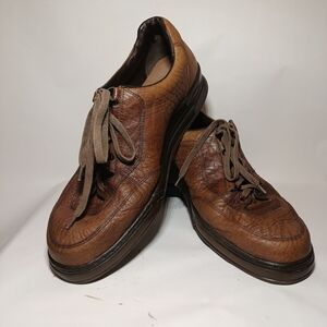 Mephisto Men's Brown Leathet Walking Business Casual Luxury Shoes